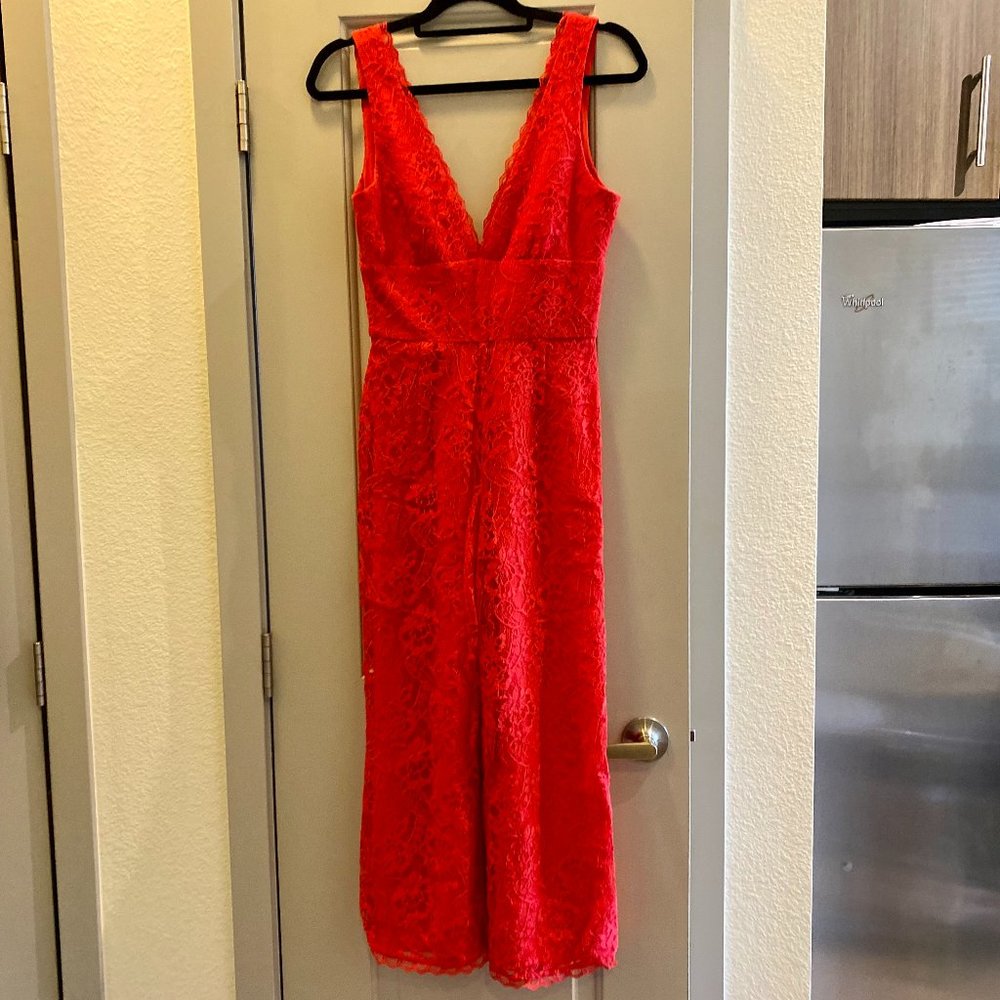 Lovers and Friends Kenneth Jumpsuit in Red Size Small